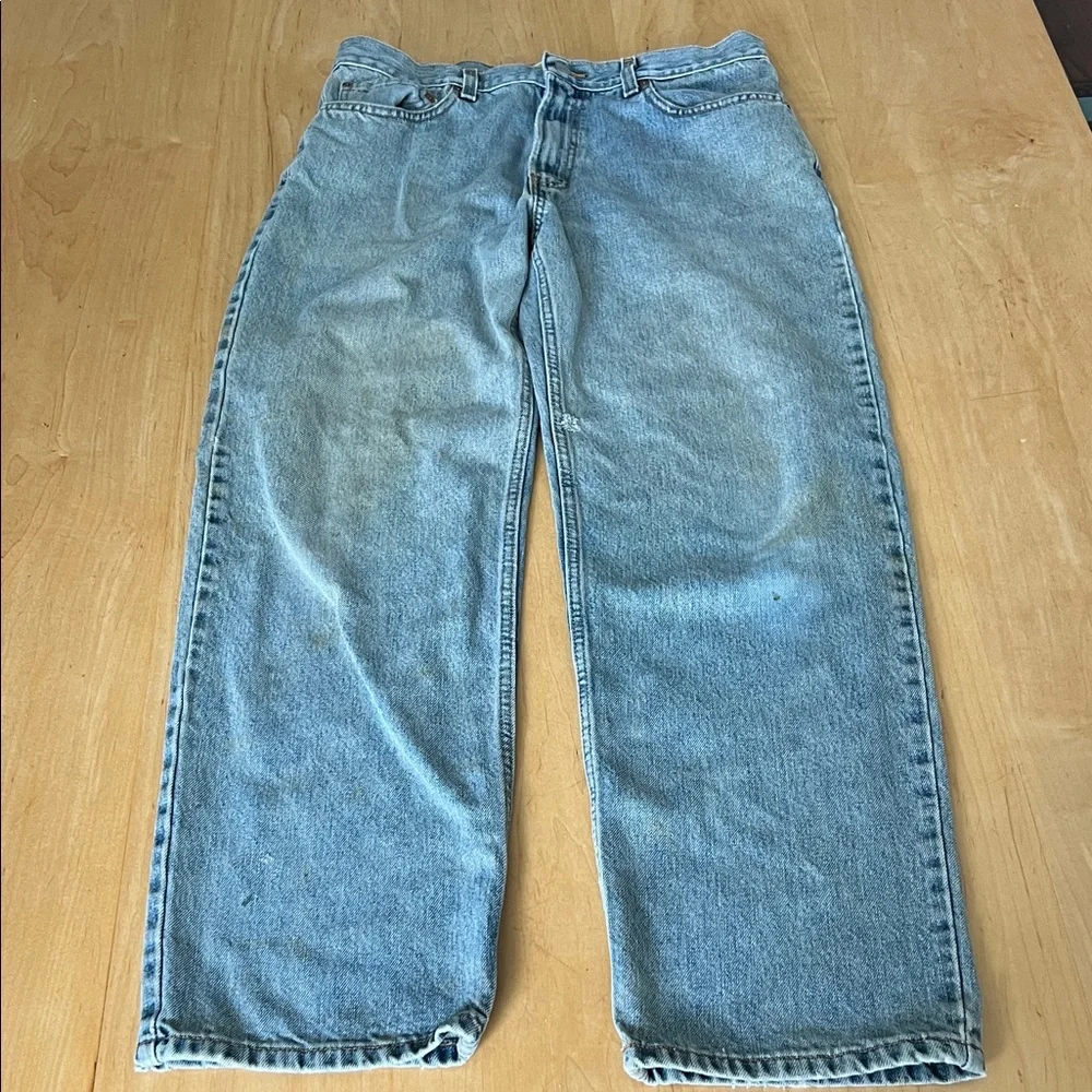 Levi's Men's Relaxed Light Blue 550 Denim Jeans 32x31 - Picture 1 of 10